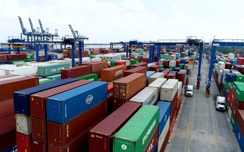 Khu vực chứa Container