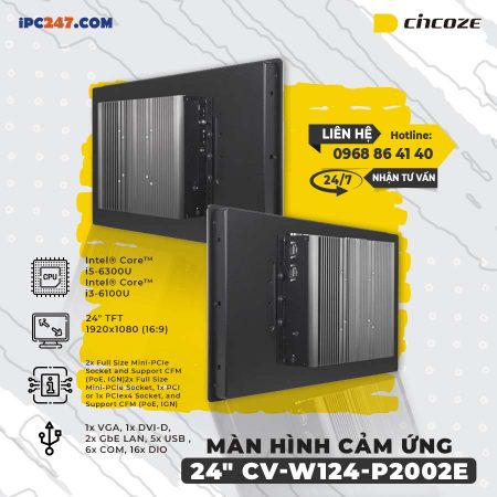 Màn hình cảm ứng 24″ CV-W124/P2002E.