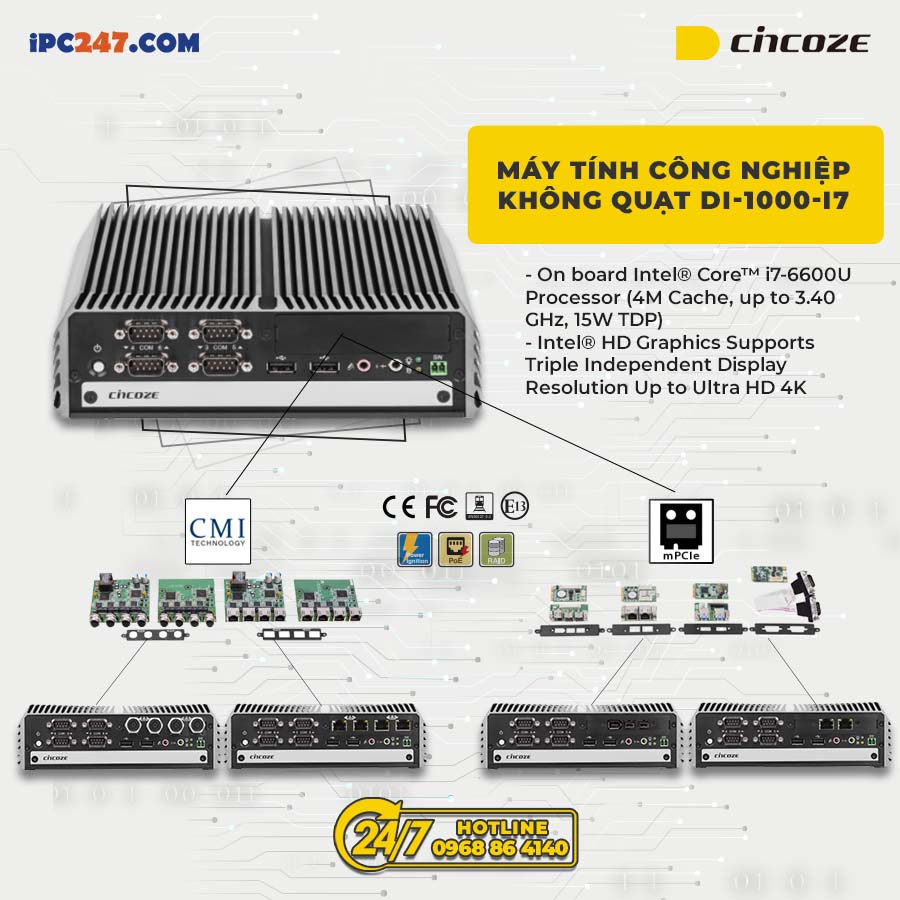 Cincoze DI-1000-i7 ki thuat