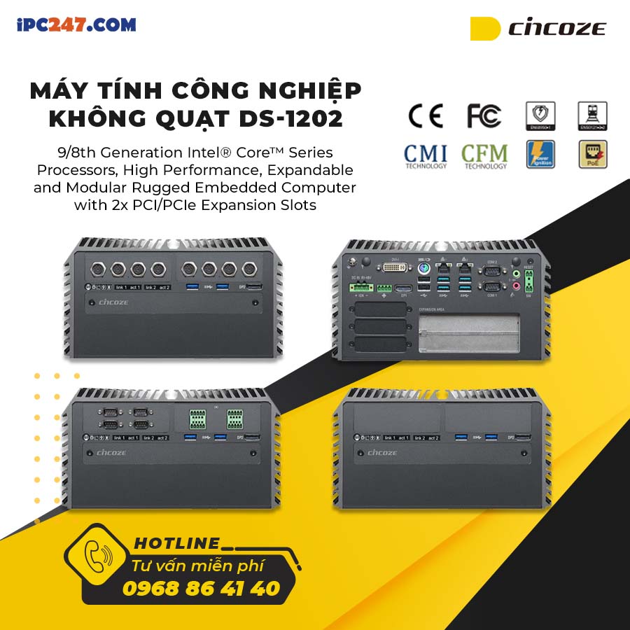 Ung dung Cincoze DS-1202